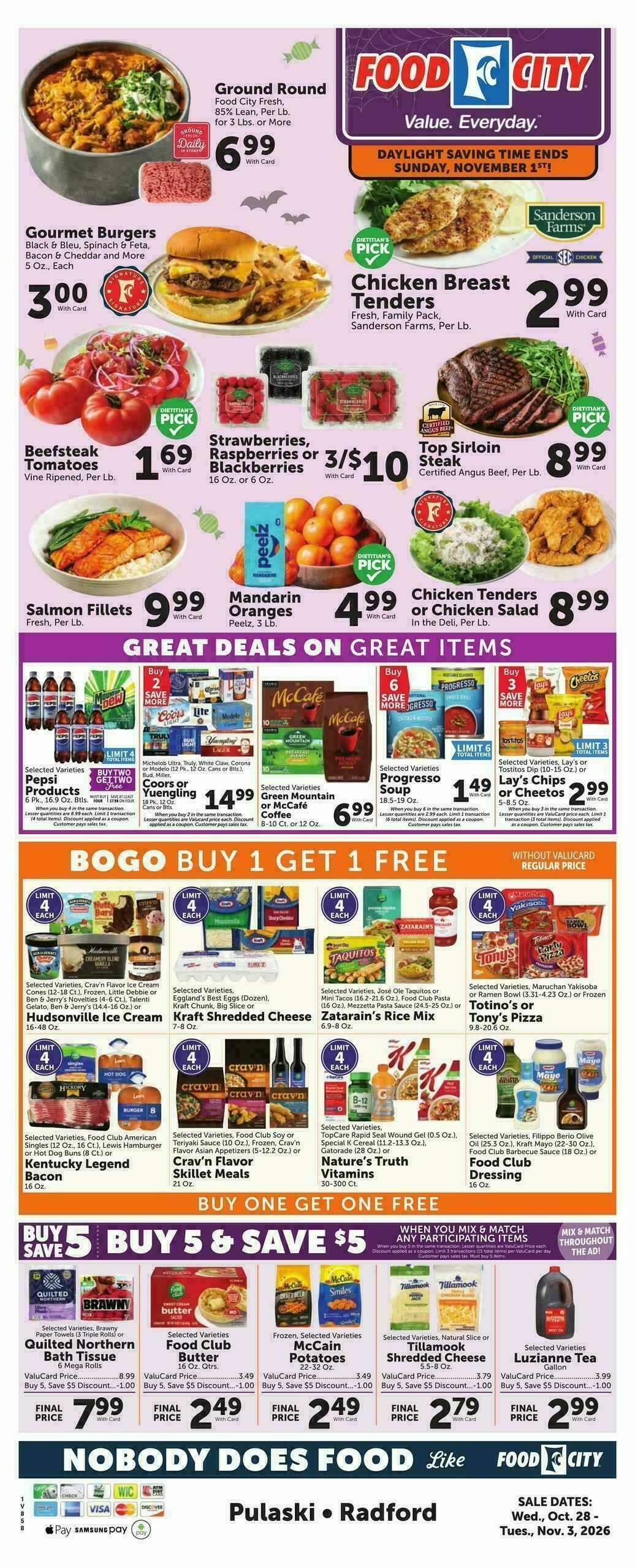 Food City Weekly Ad from October 28