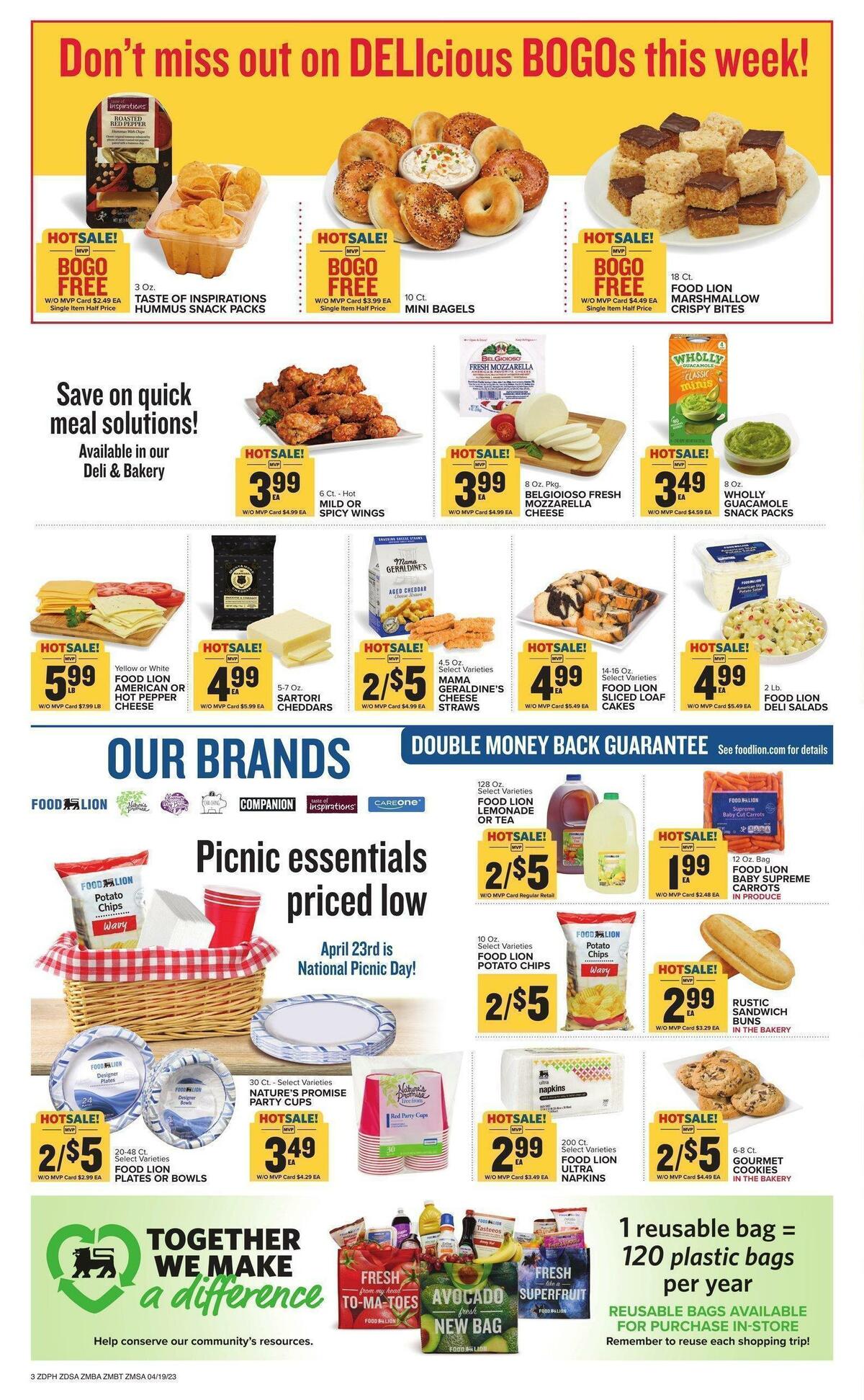 Food Lion Weekly Ad from April 19