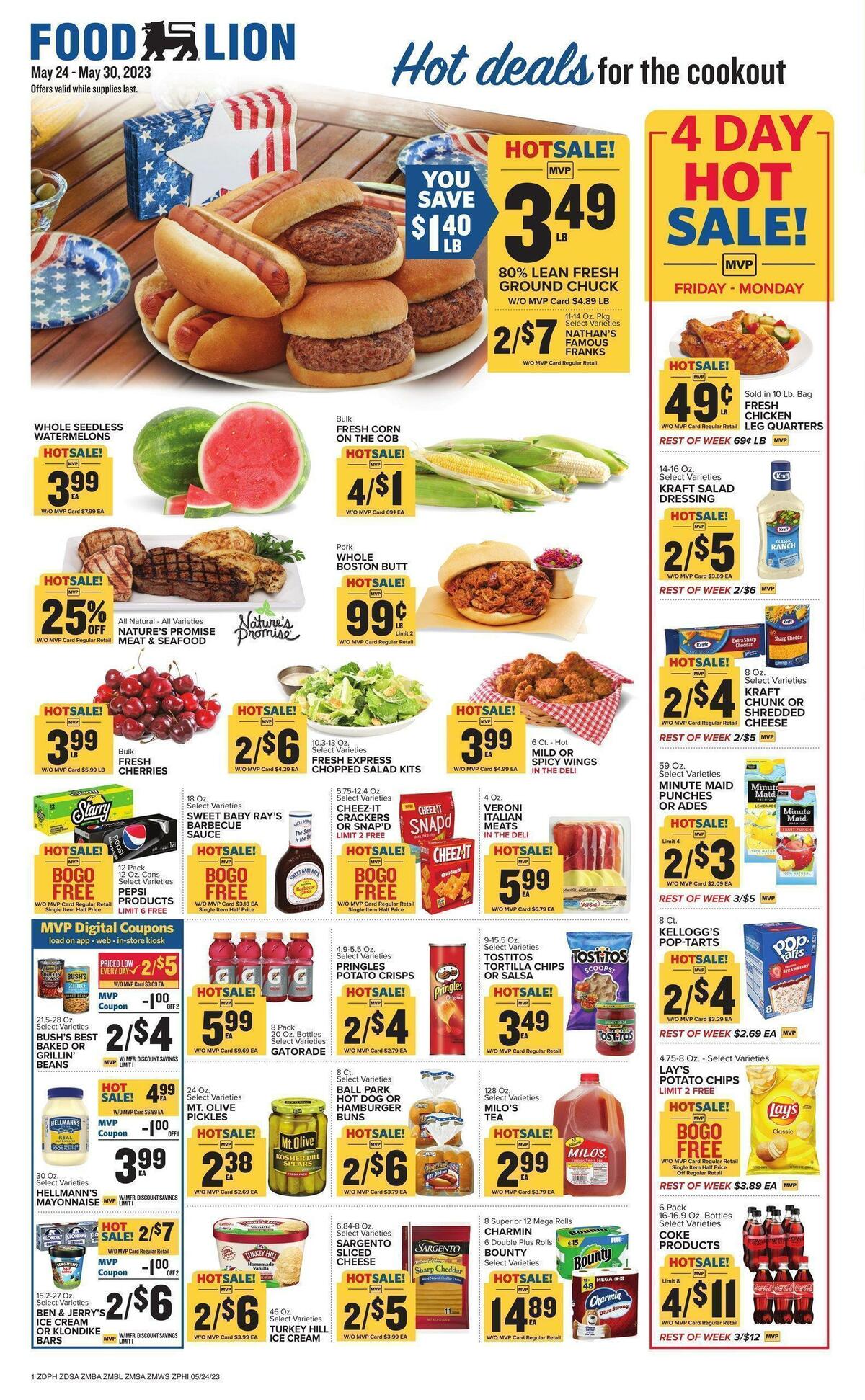 Food Lion Weekly Ad from May 24