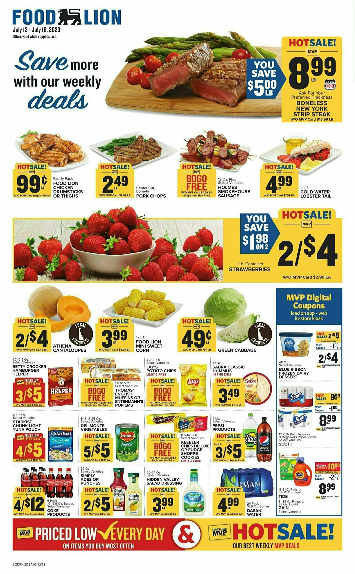 Food Lion Weekly Ad from July 12