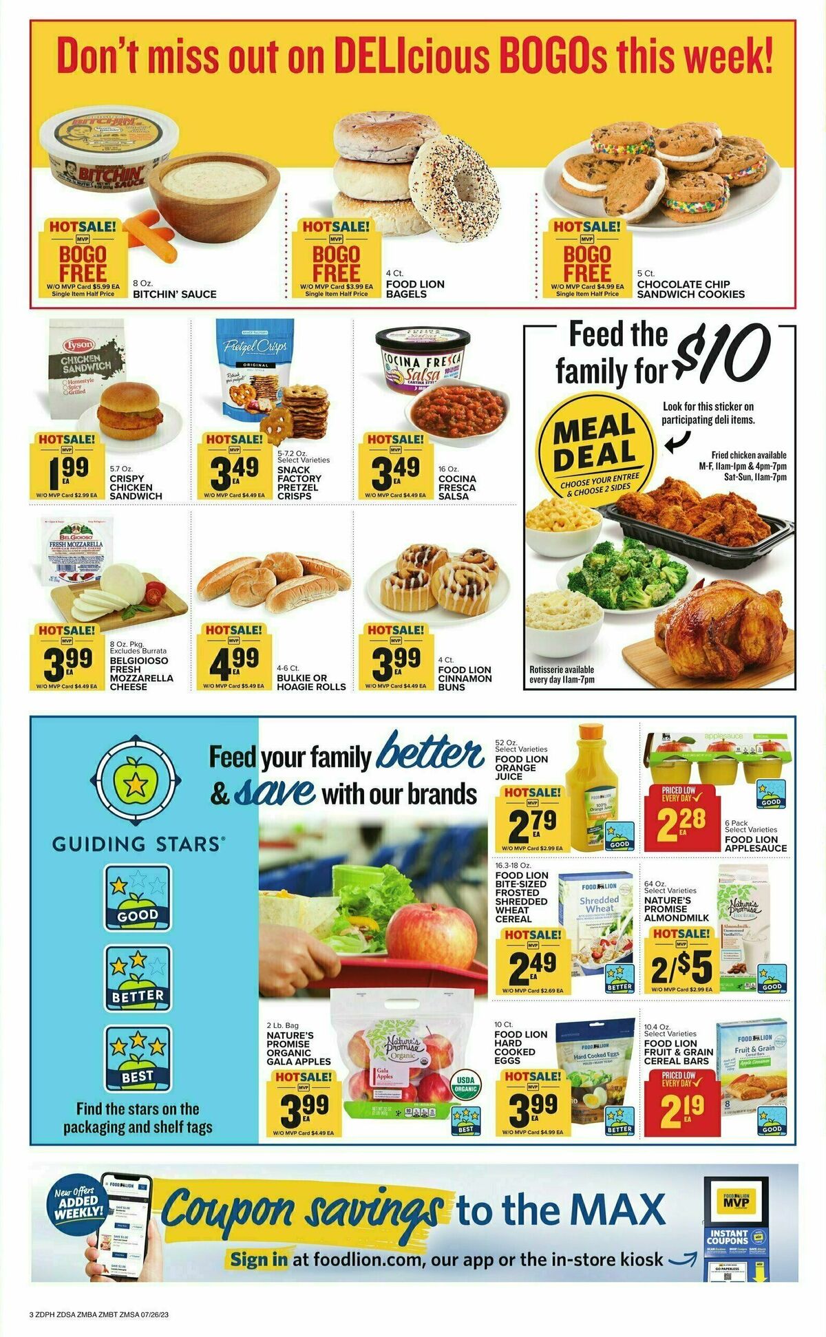 Food Lion Weekly Ad from July 26