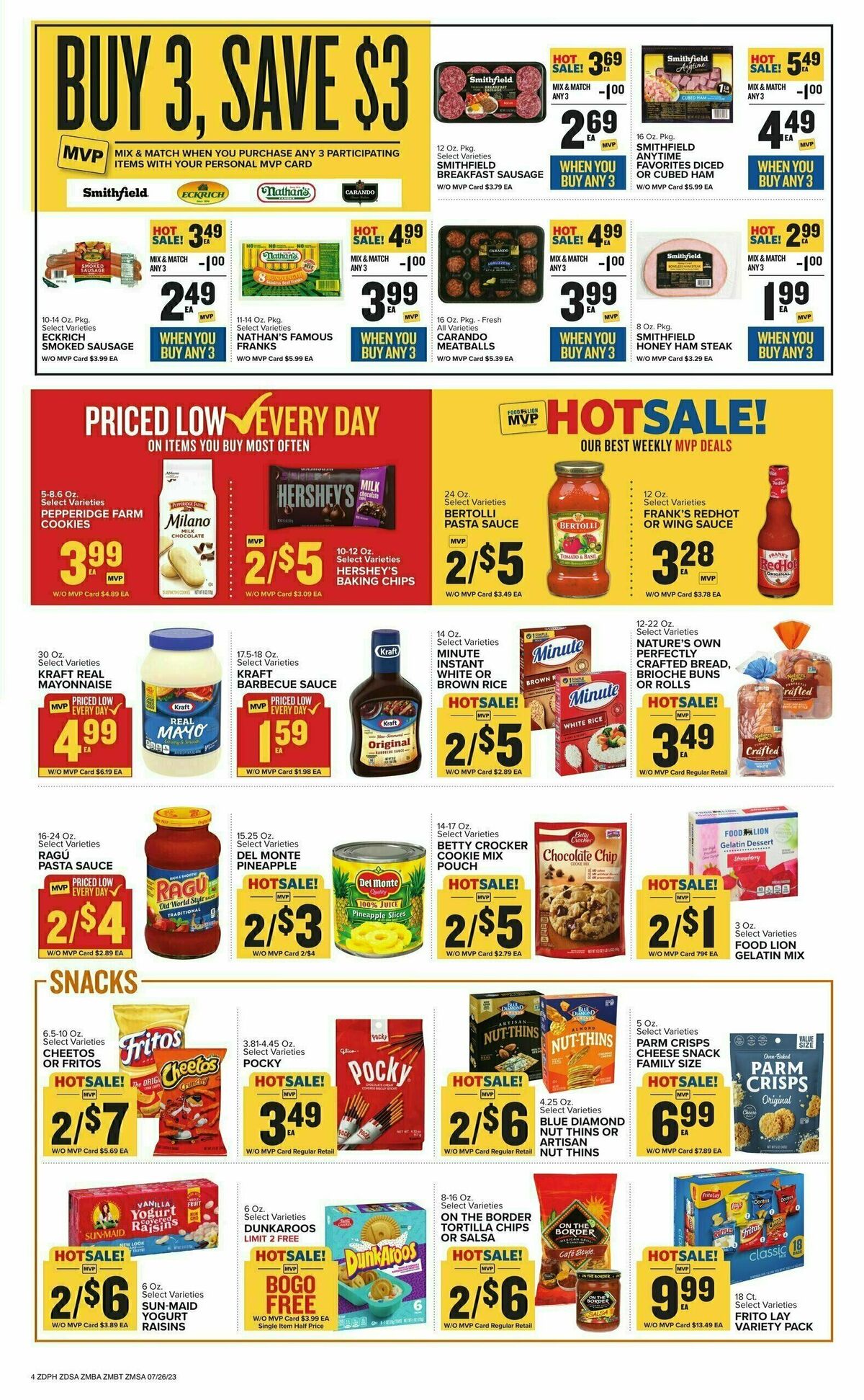Food Lion Weekly Ad from July 26