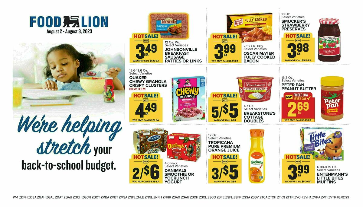 Food Lion Weekly Ad from August 2
