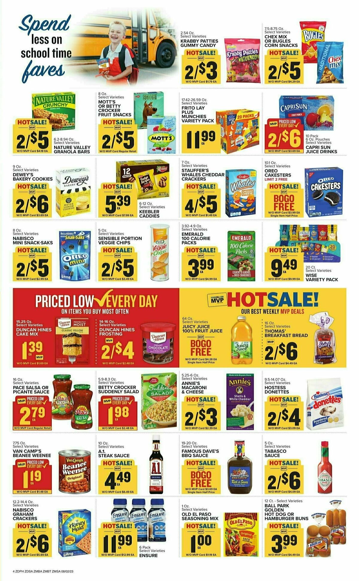 Food Lion Weekly Ad from August 2