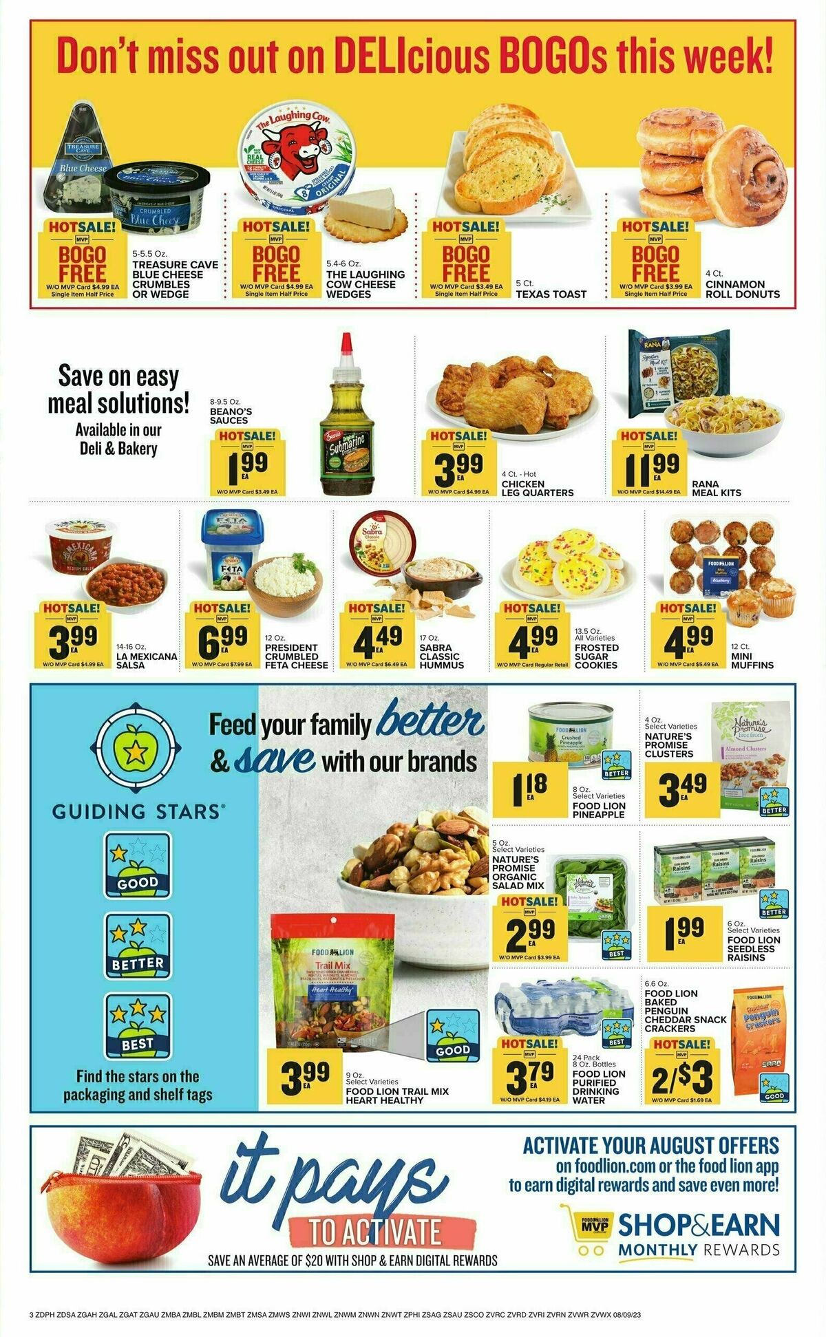 Food Lion Weekly Ad from August 9