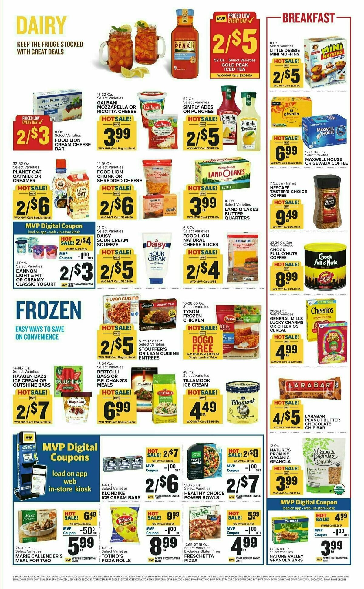 Food Lion Weekly Ad from August 9