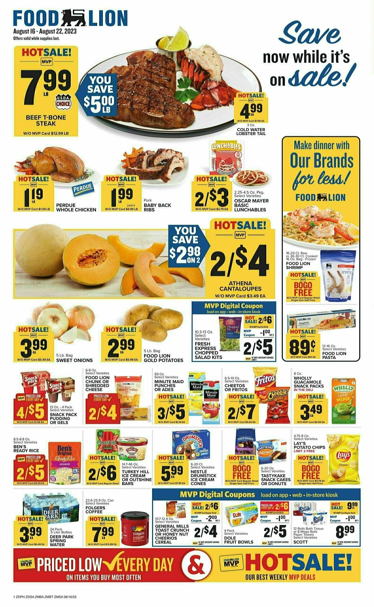 Food Lion Weekly Ad from August 16