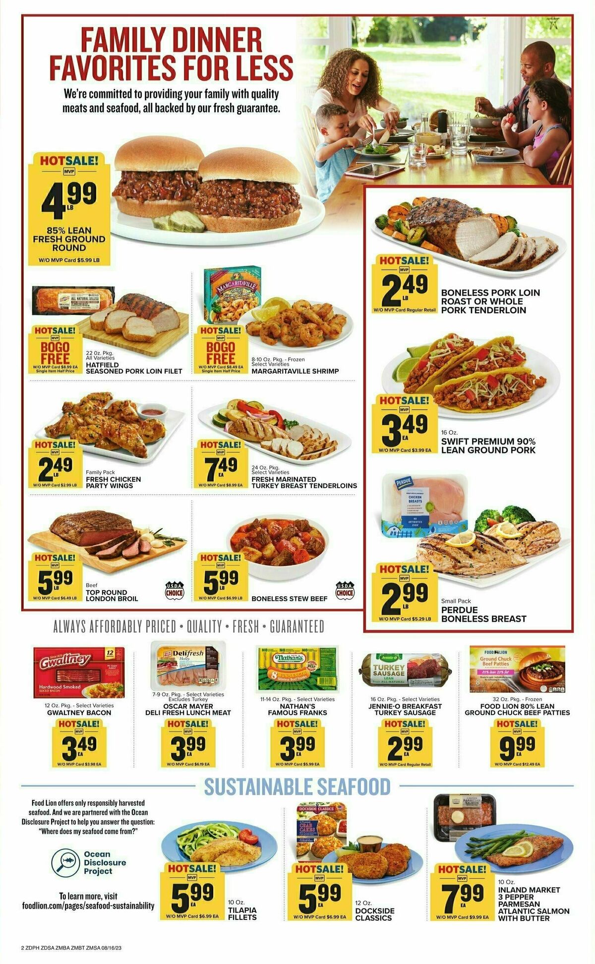 Food Lion Weekly Ad from August 16