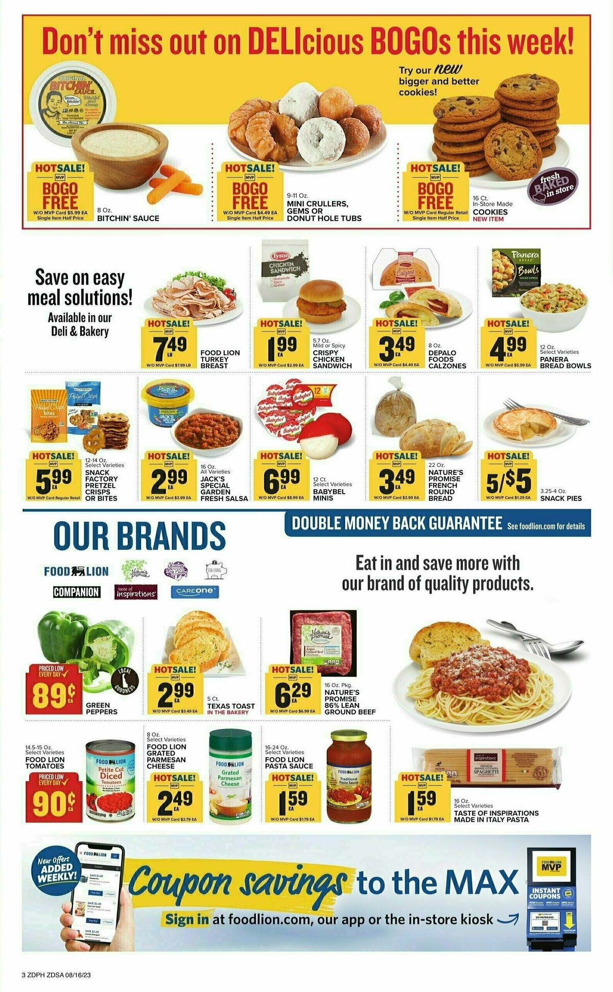 Food Lion Weekly Ad from August 16