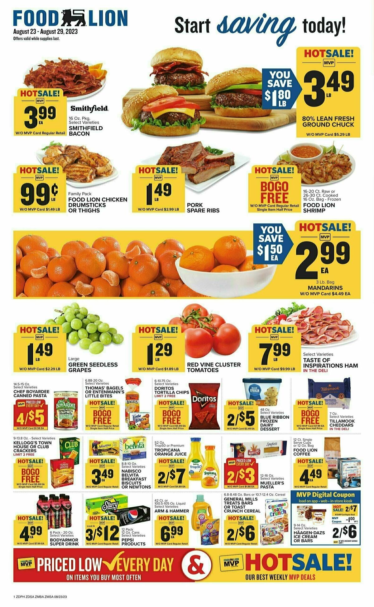 Food Lion Weekly Ad from August 23