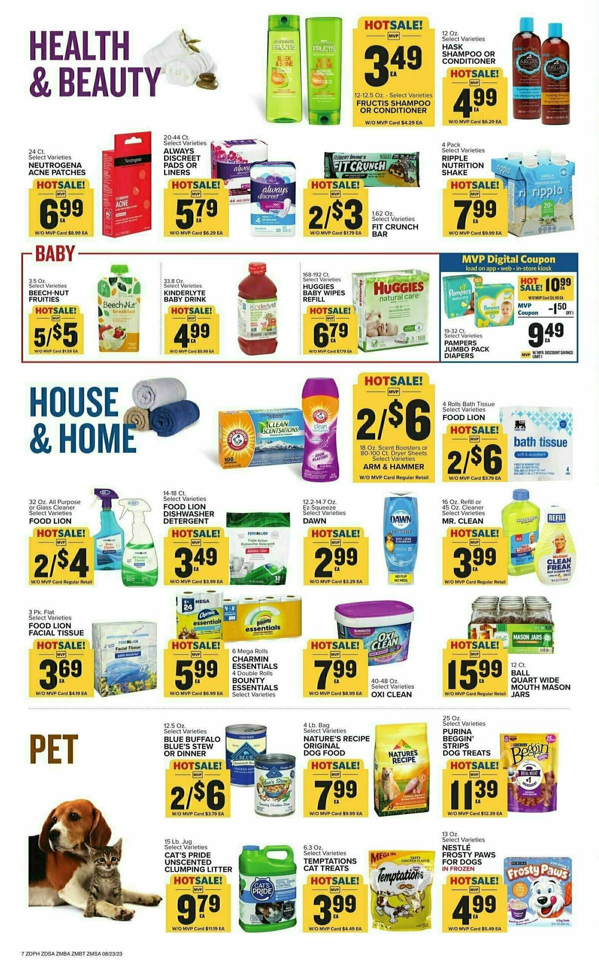 Food Lion Weekly Ad from August 23