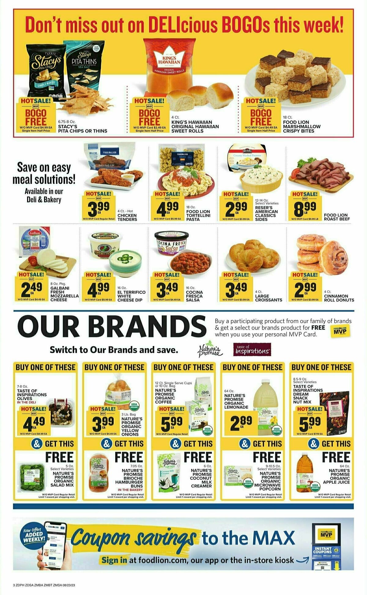 Food Lion Weekly Ad from August 23