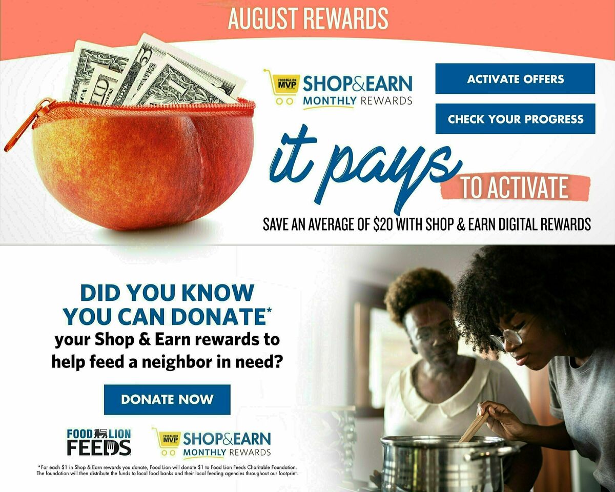 Food Lion Weekly Ad from August 23