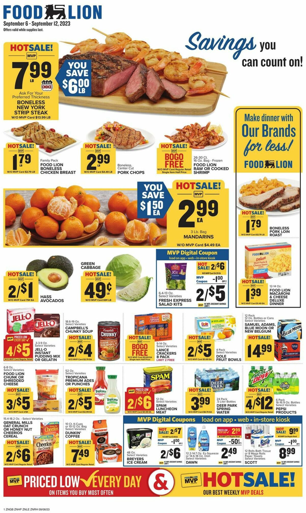 Food Lion Weekly Ad from September 6
