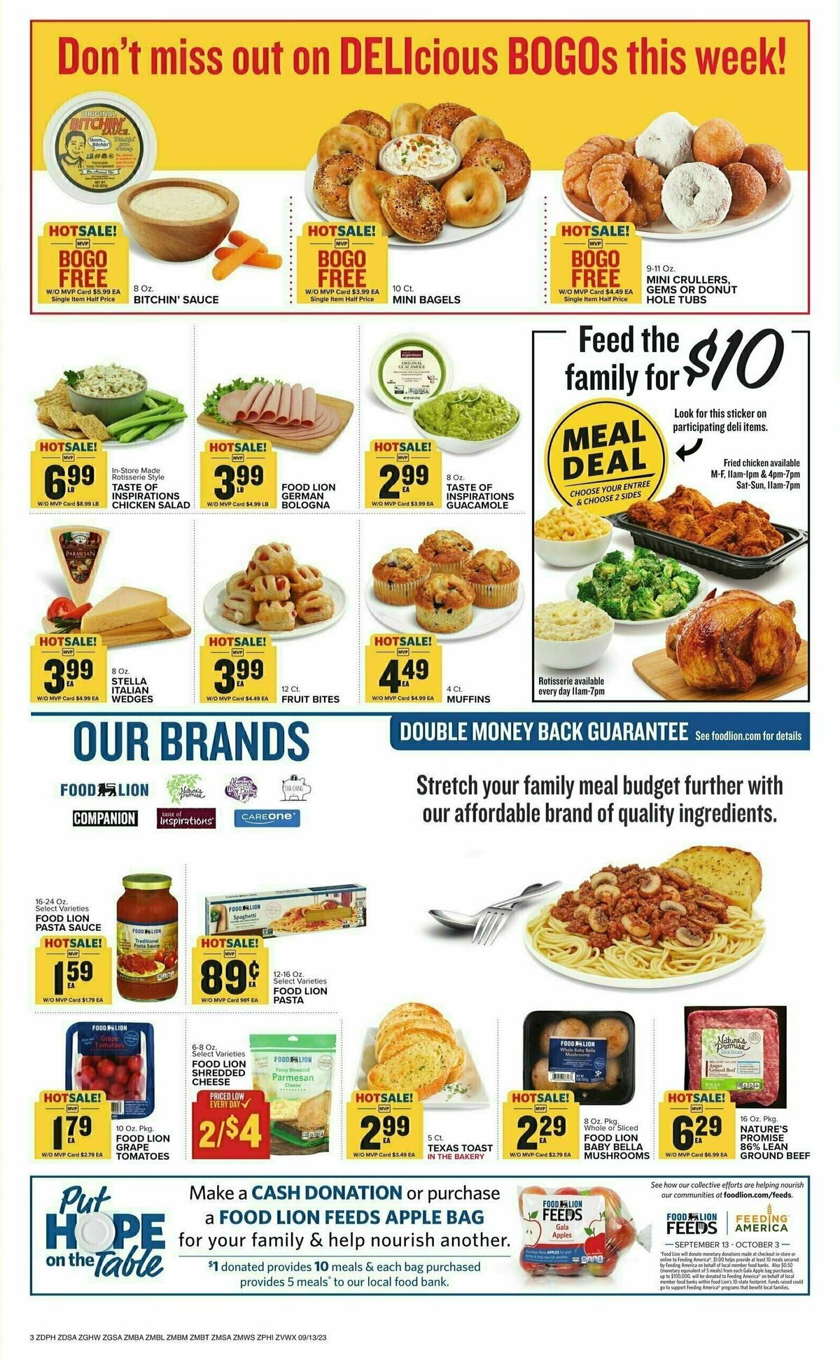 Food Lion Weekly Ad from September 13