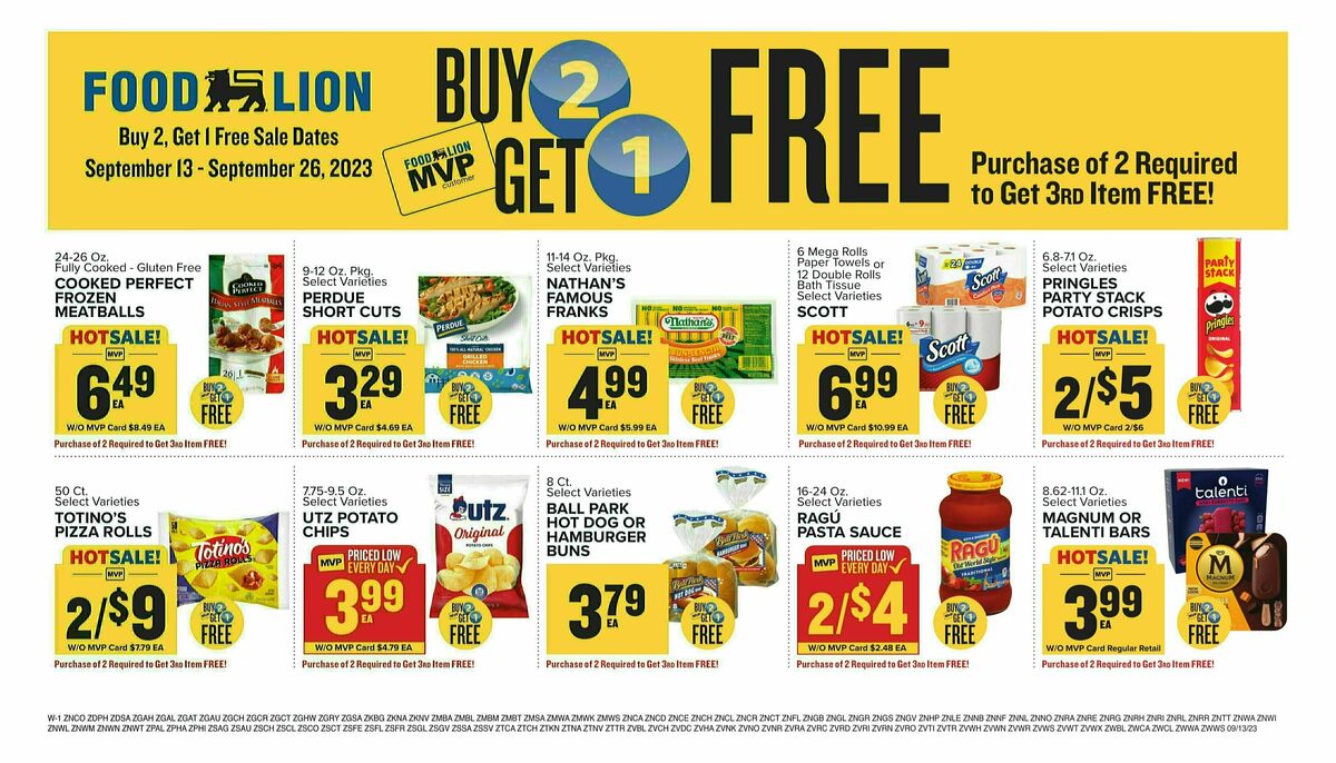 Food Lion Weekly Ad from September 13