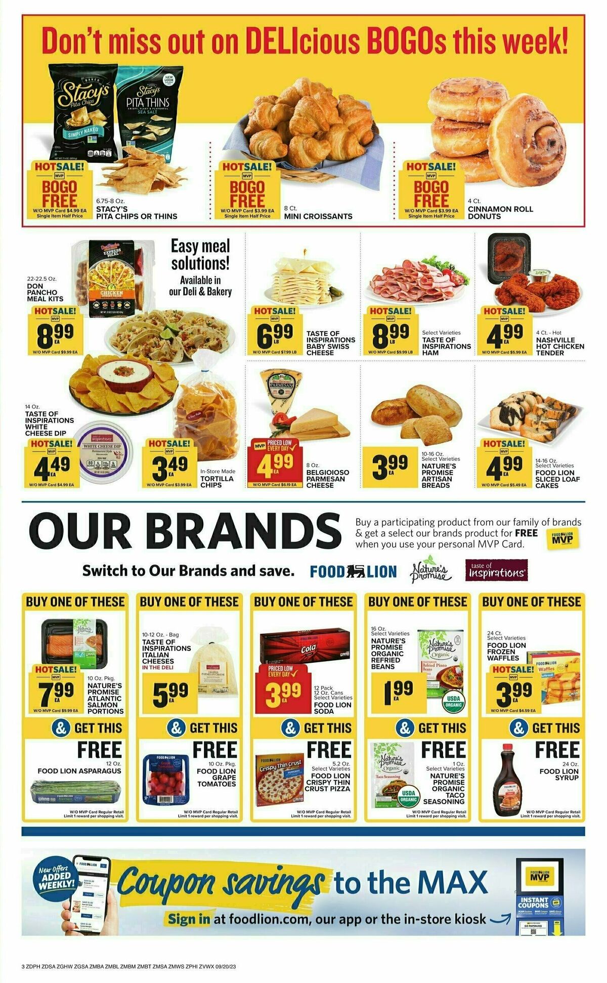 Food Lion Weekly Ad from September 20