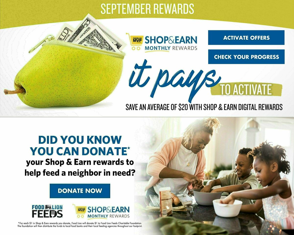 Food Lion Weekly Ad from September 27
