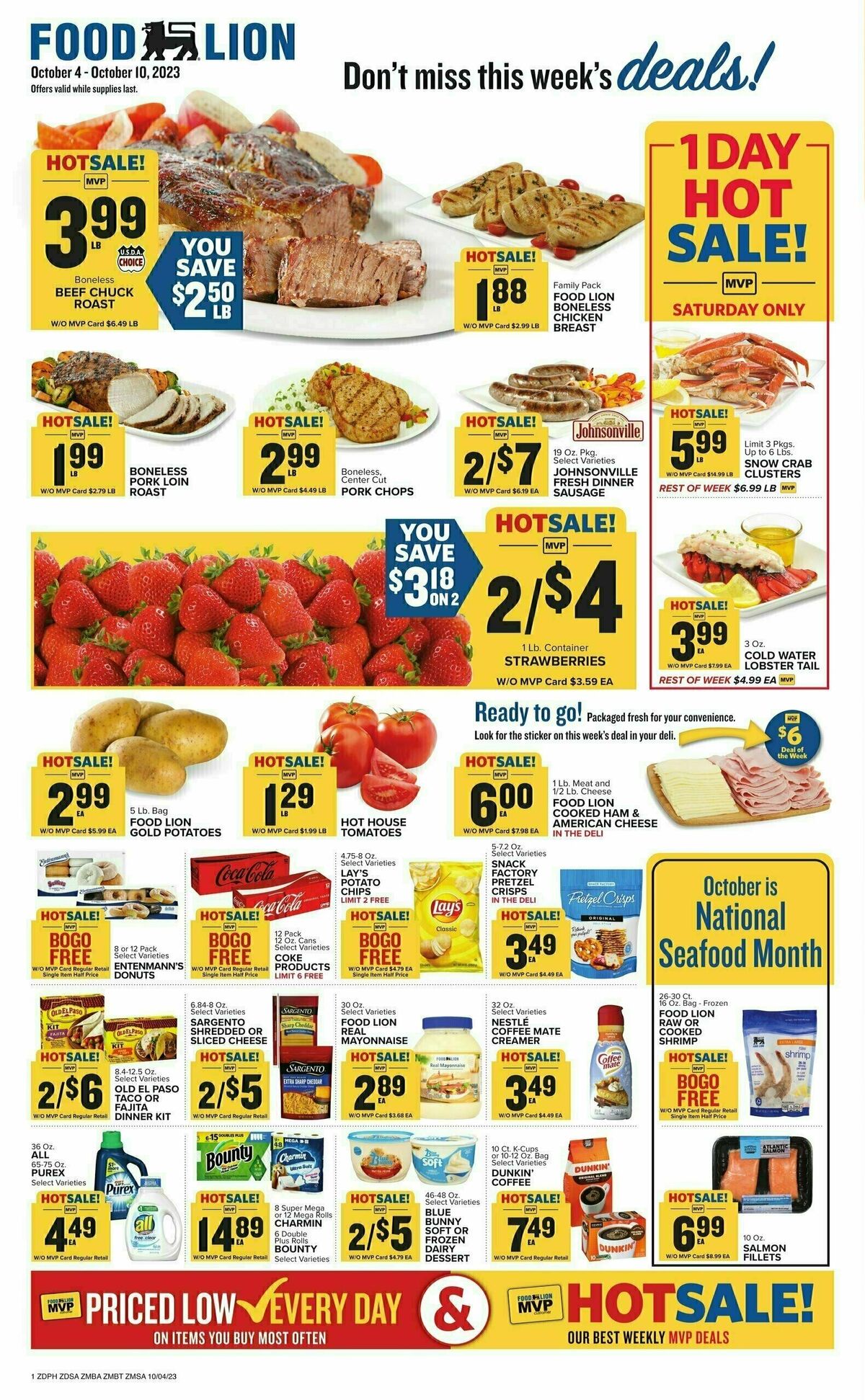 Food Lion Weekly Ad from October 4