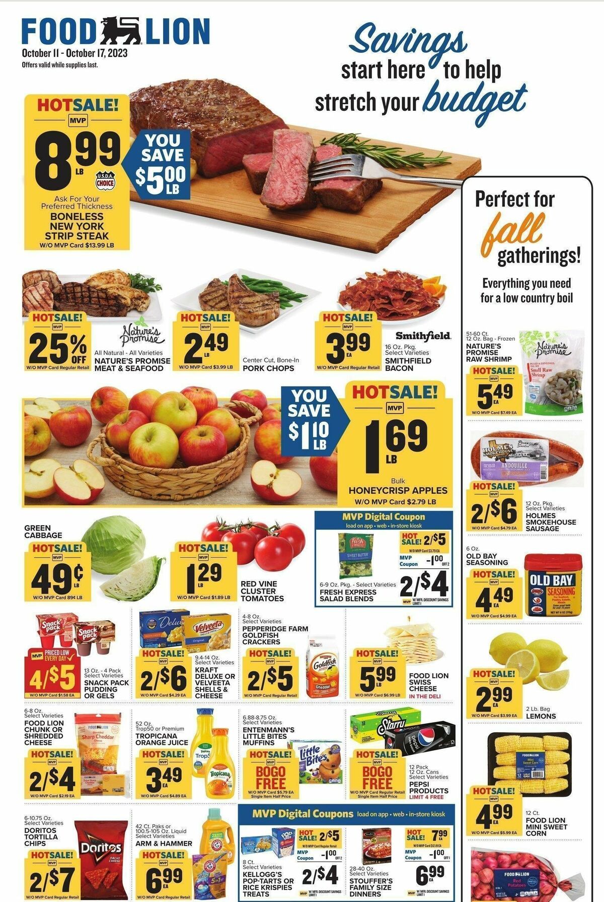 Food Lion Weekly Ad from October 11