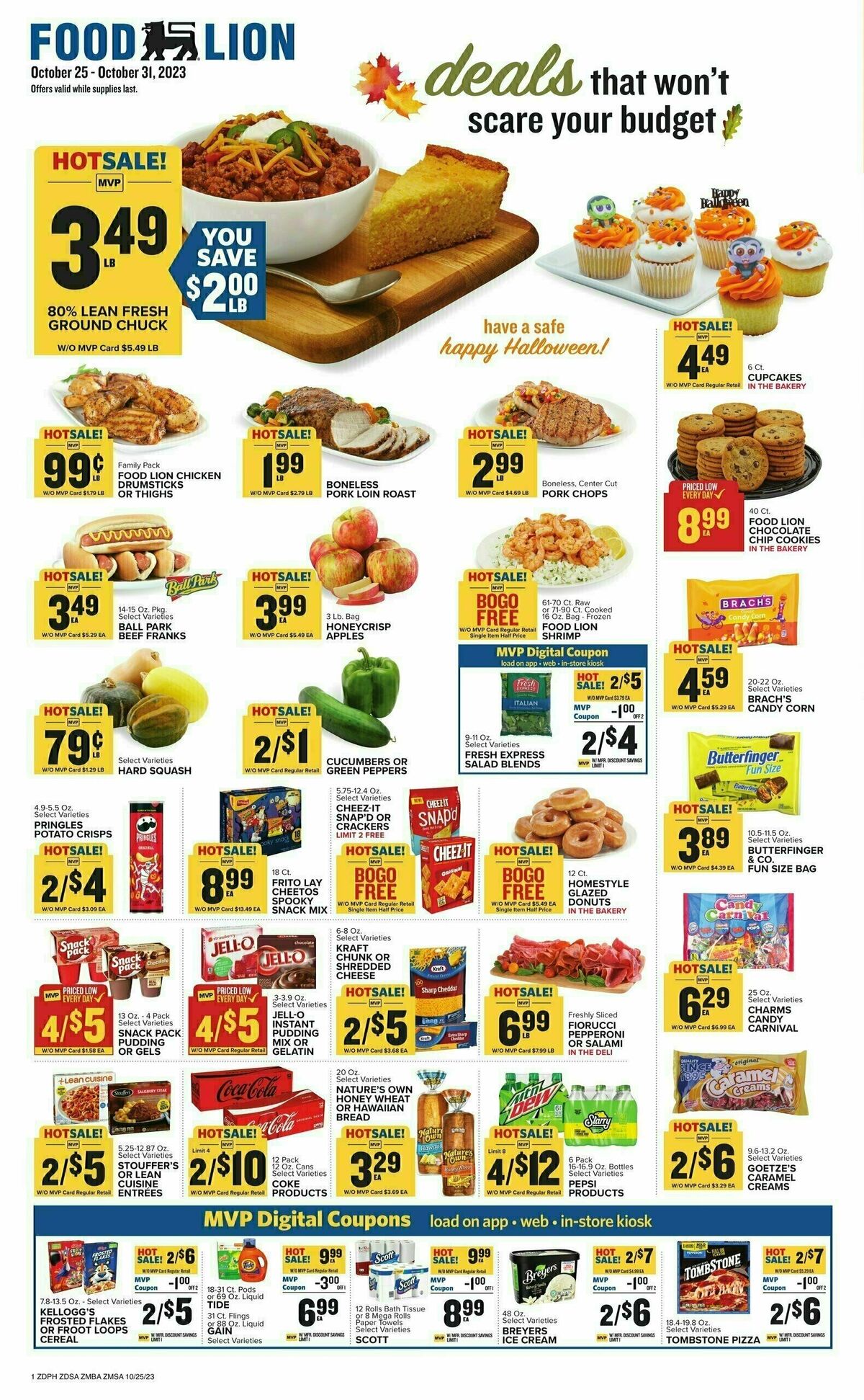 Food Lion Weekly Ad from October 25