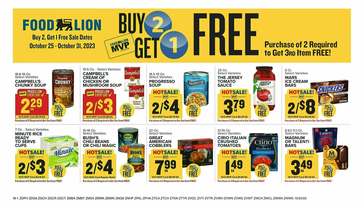 Food Lion Weekly Ad from October 25