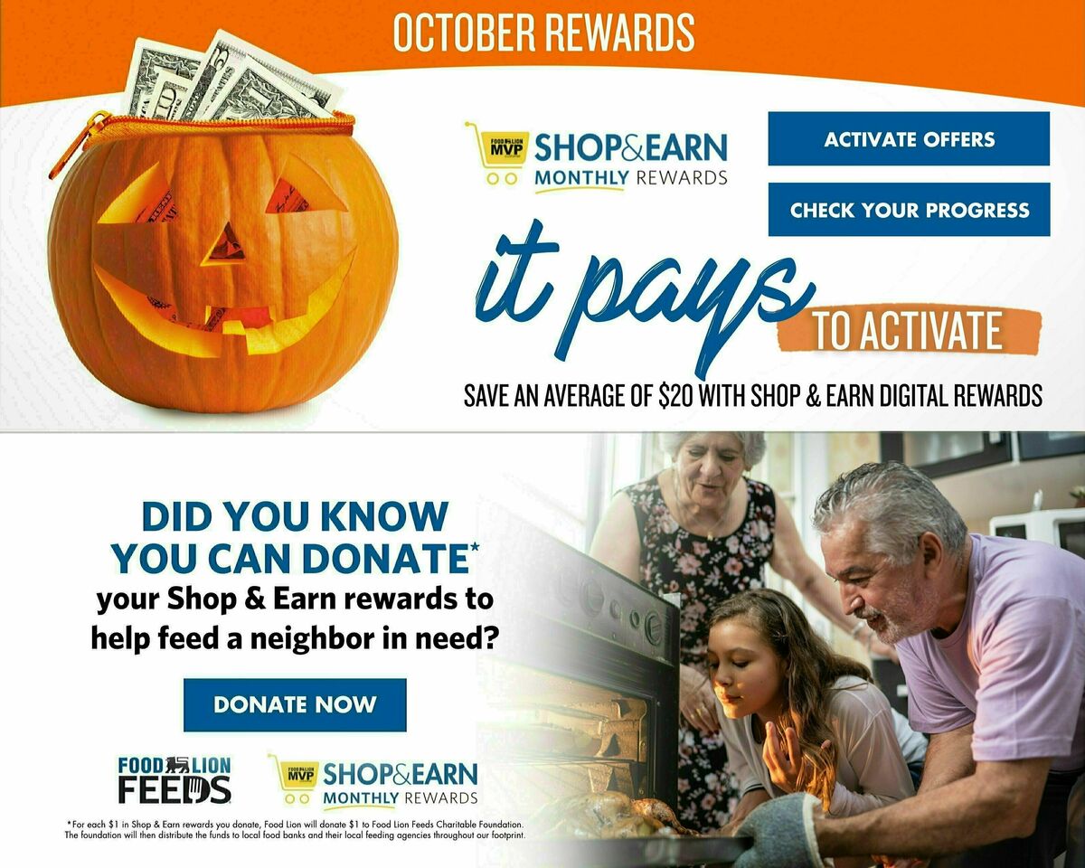Food Lion Weekly Ad from October 25