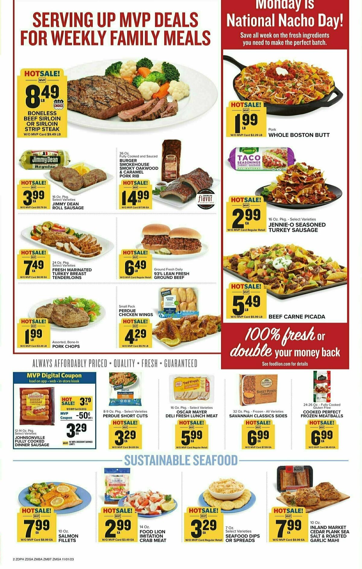 Food Lion Weekly Ad from November 1