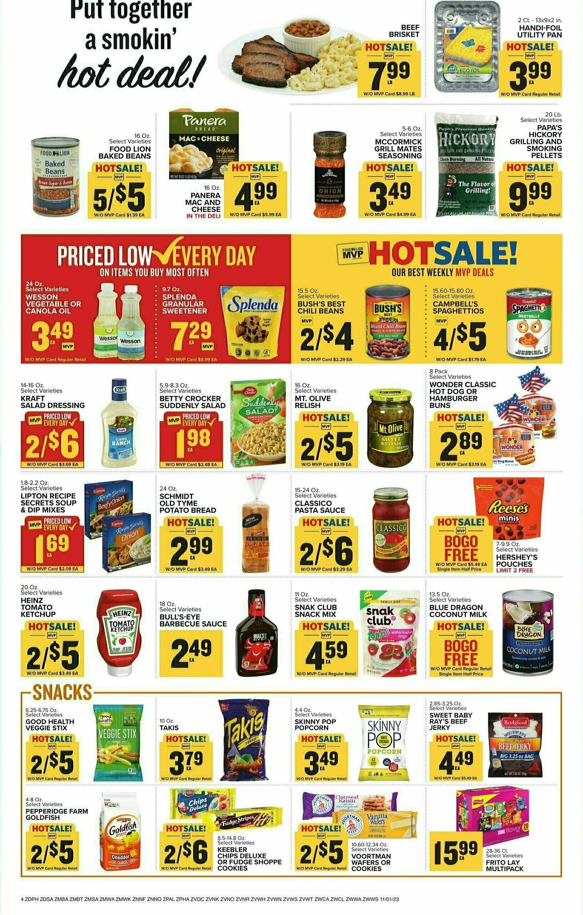 Food Lion Weekly Ad from November 1