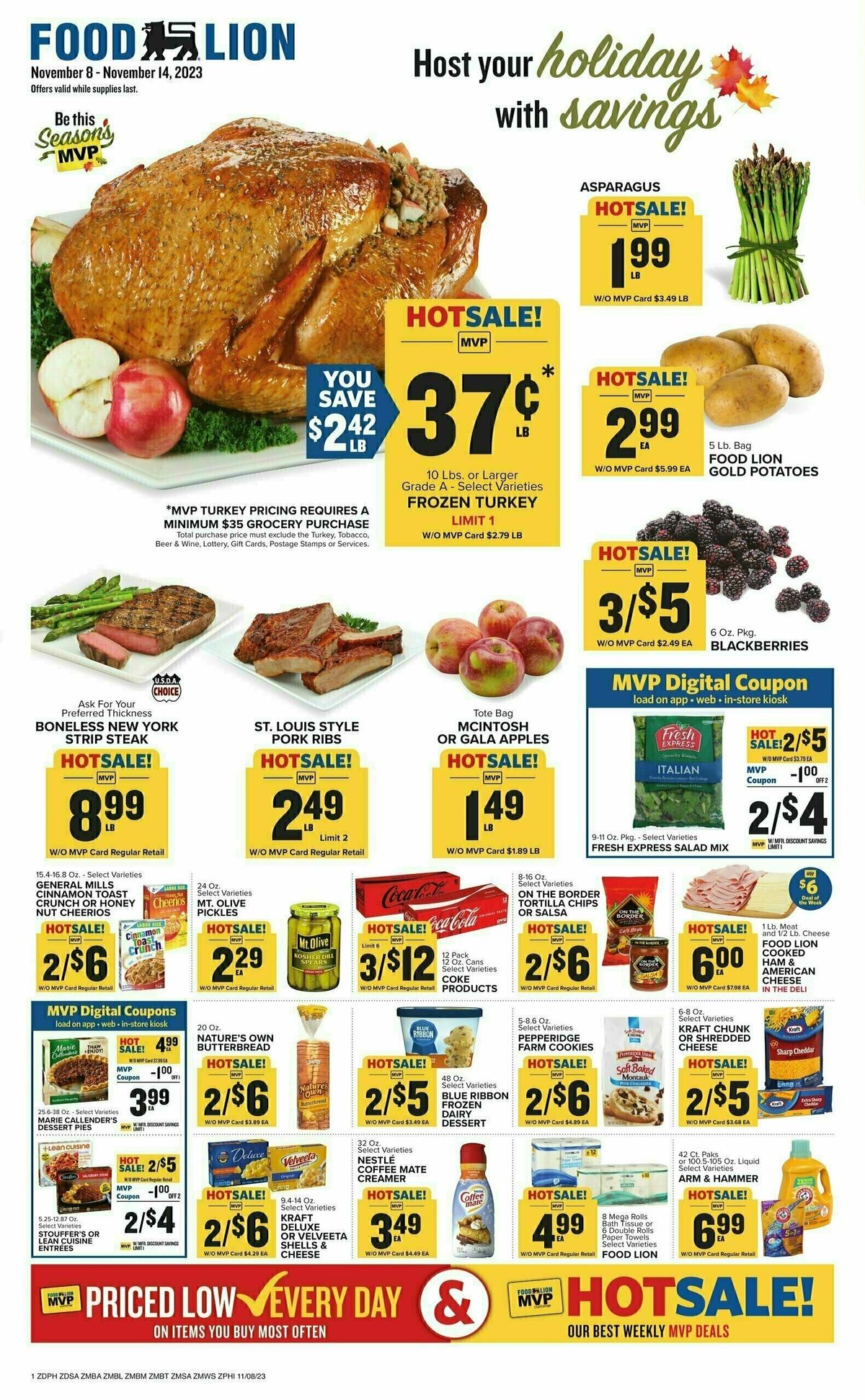 Food Lion Weekly Ad from November 8