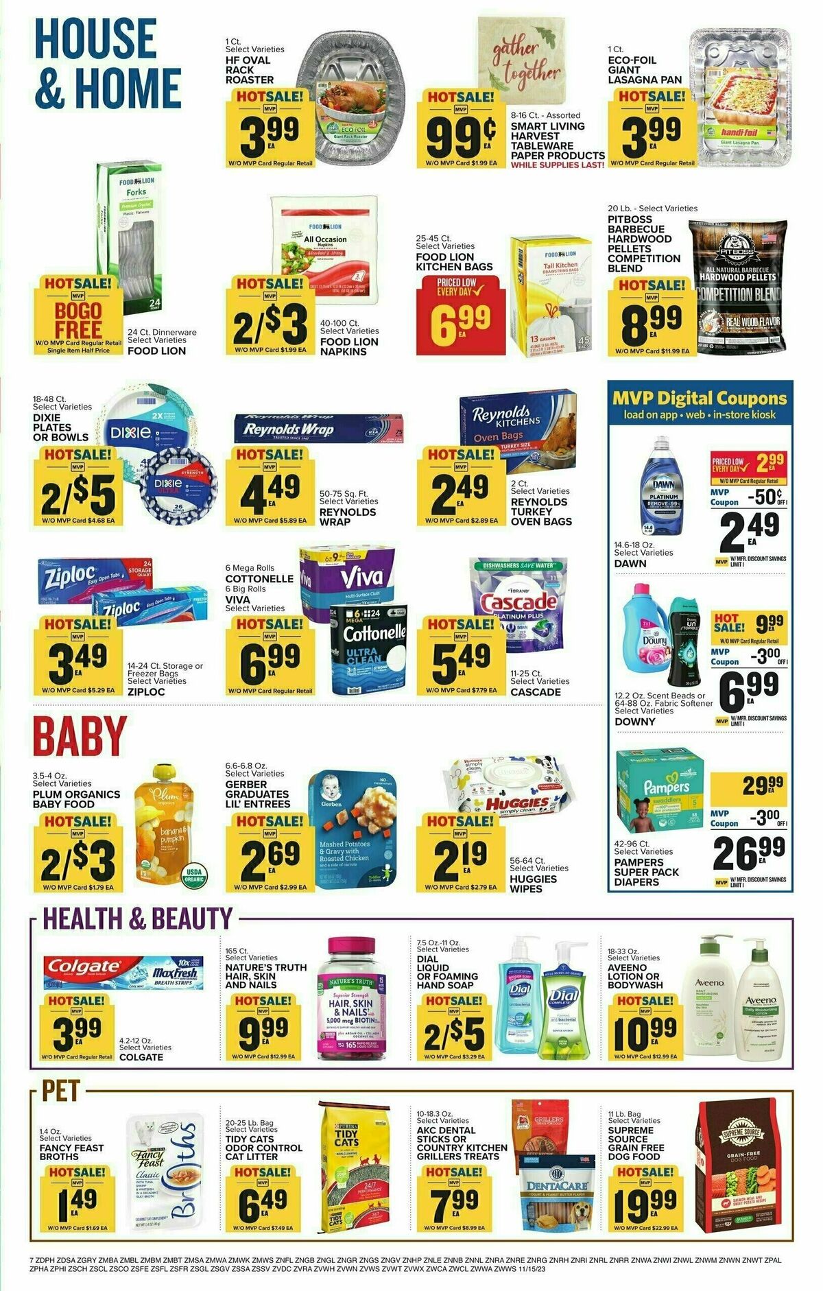Food Lion Weekly Ad from November 15