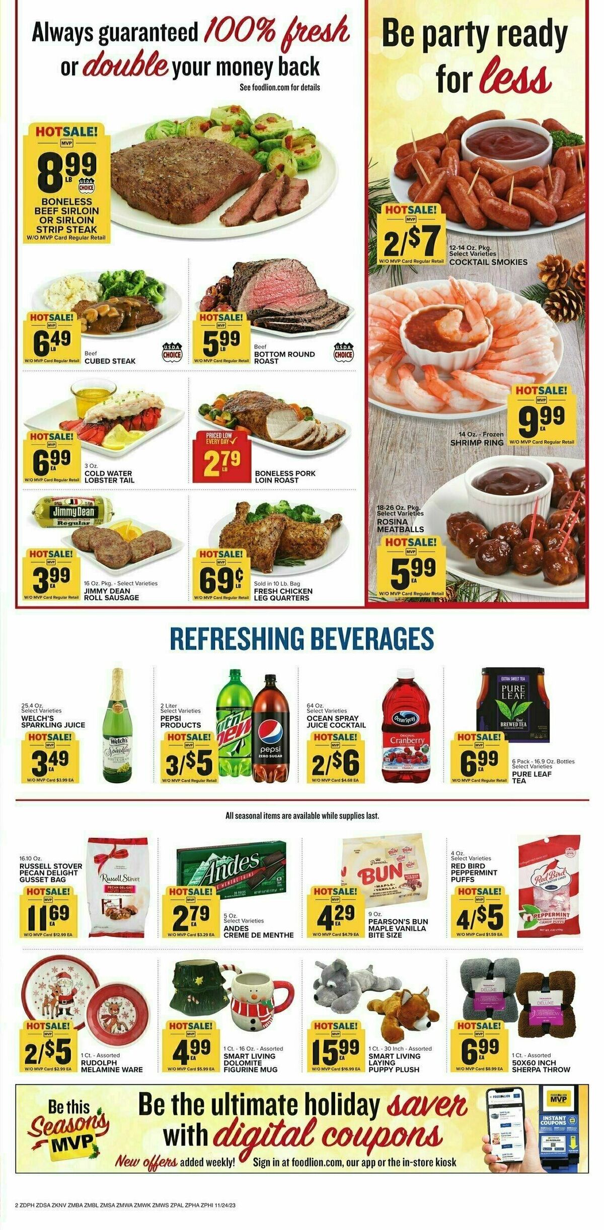 Food Lion Weekly Ad from November 24