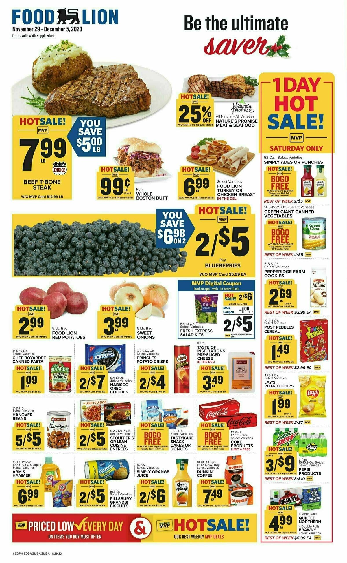 Food Lion Weekly Ad from November 29