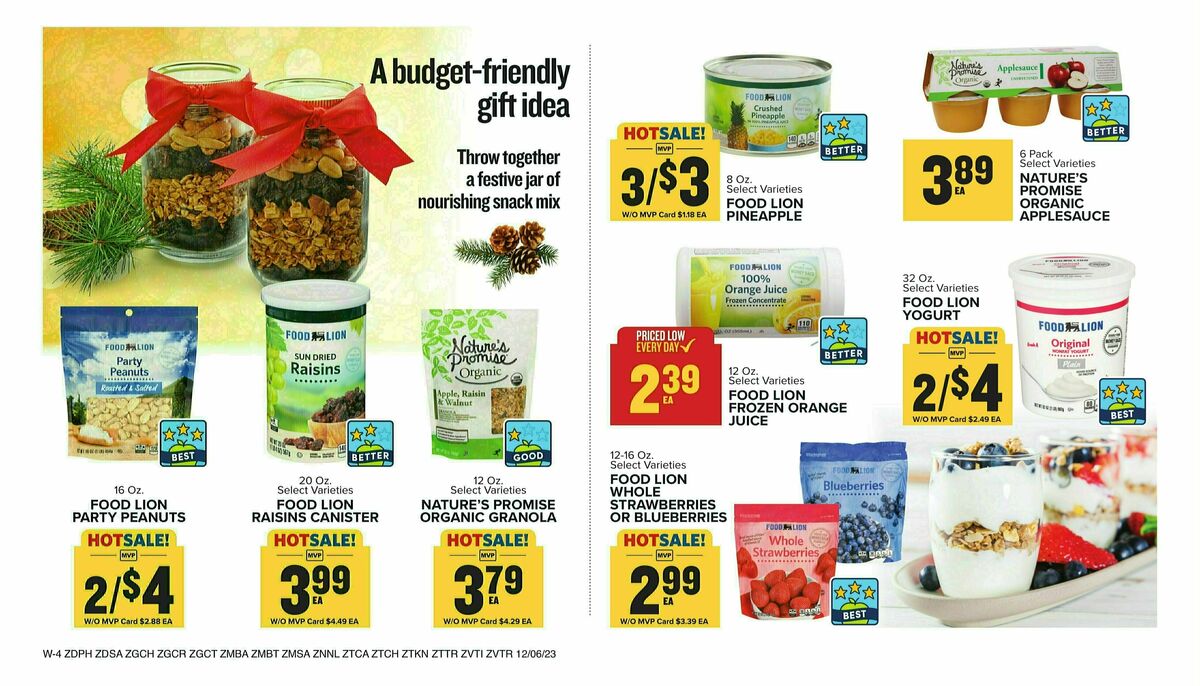 Food Lion Weekly Ad from December 6