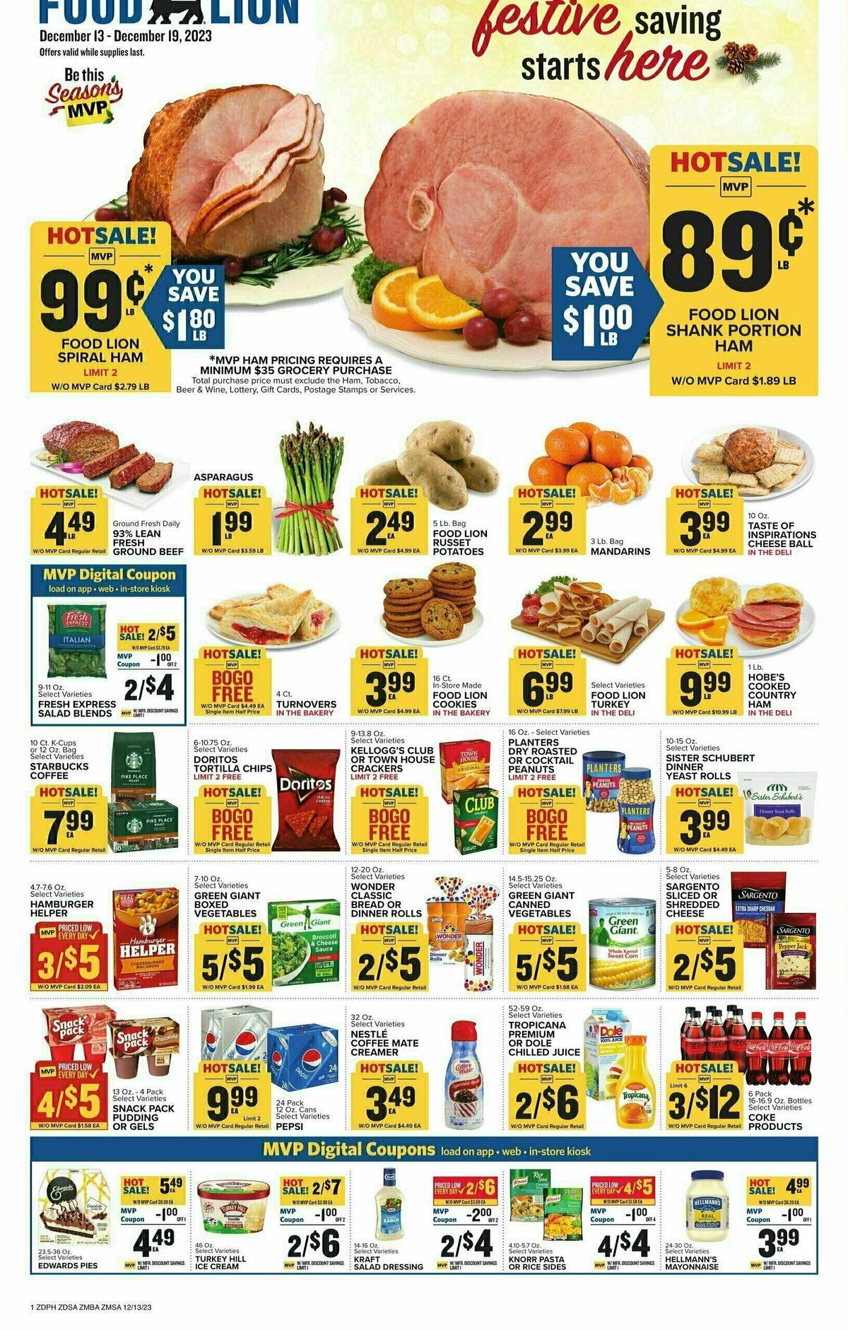 Food Lion Weekly Ad from December 13