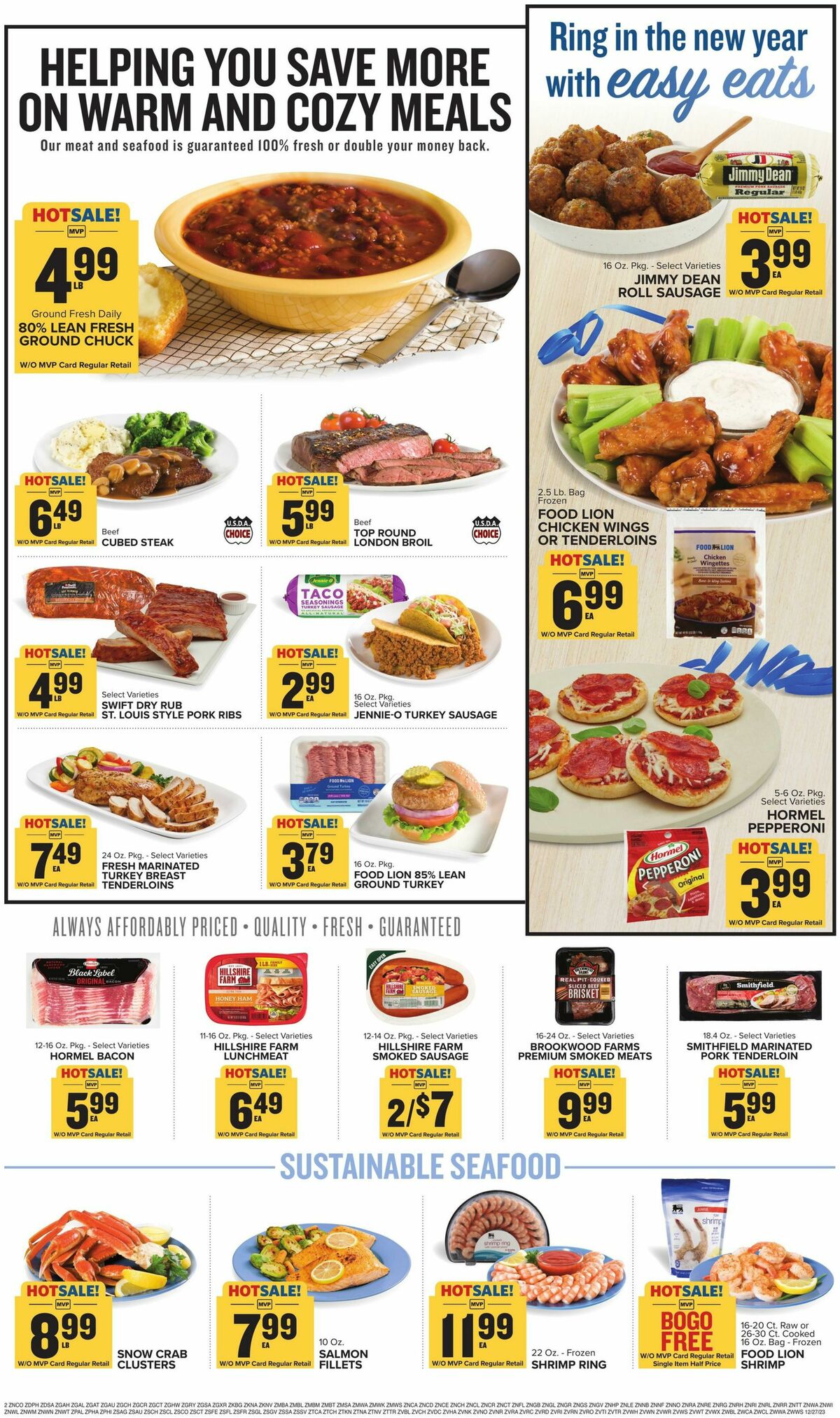 Food Lion Weekly Ad from December 27