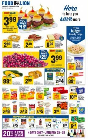 Food Lion Weekly Ad from January 24