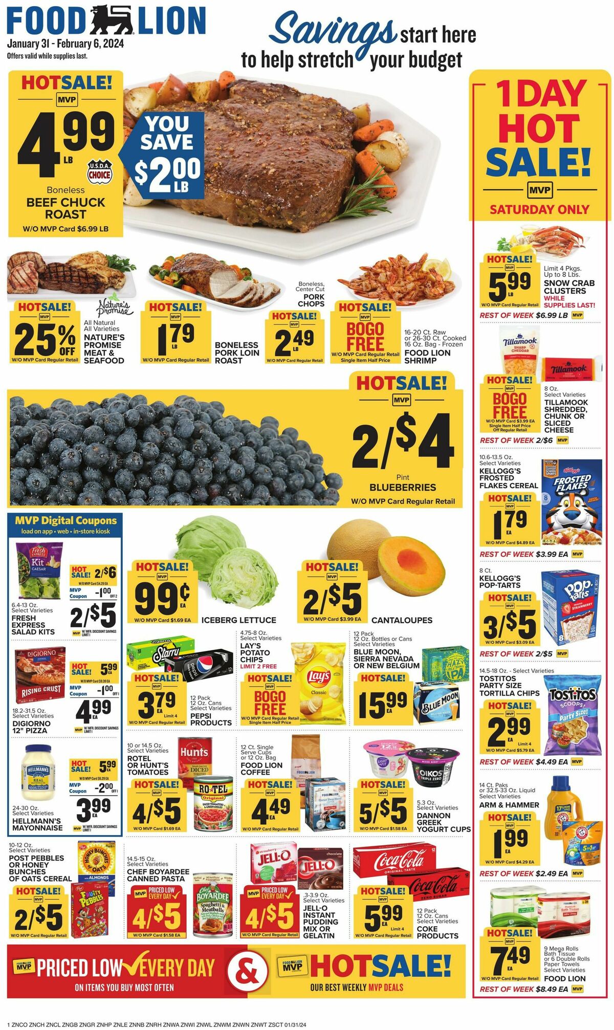 Food Lion Weekly Ad from January 31