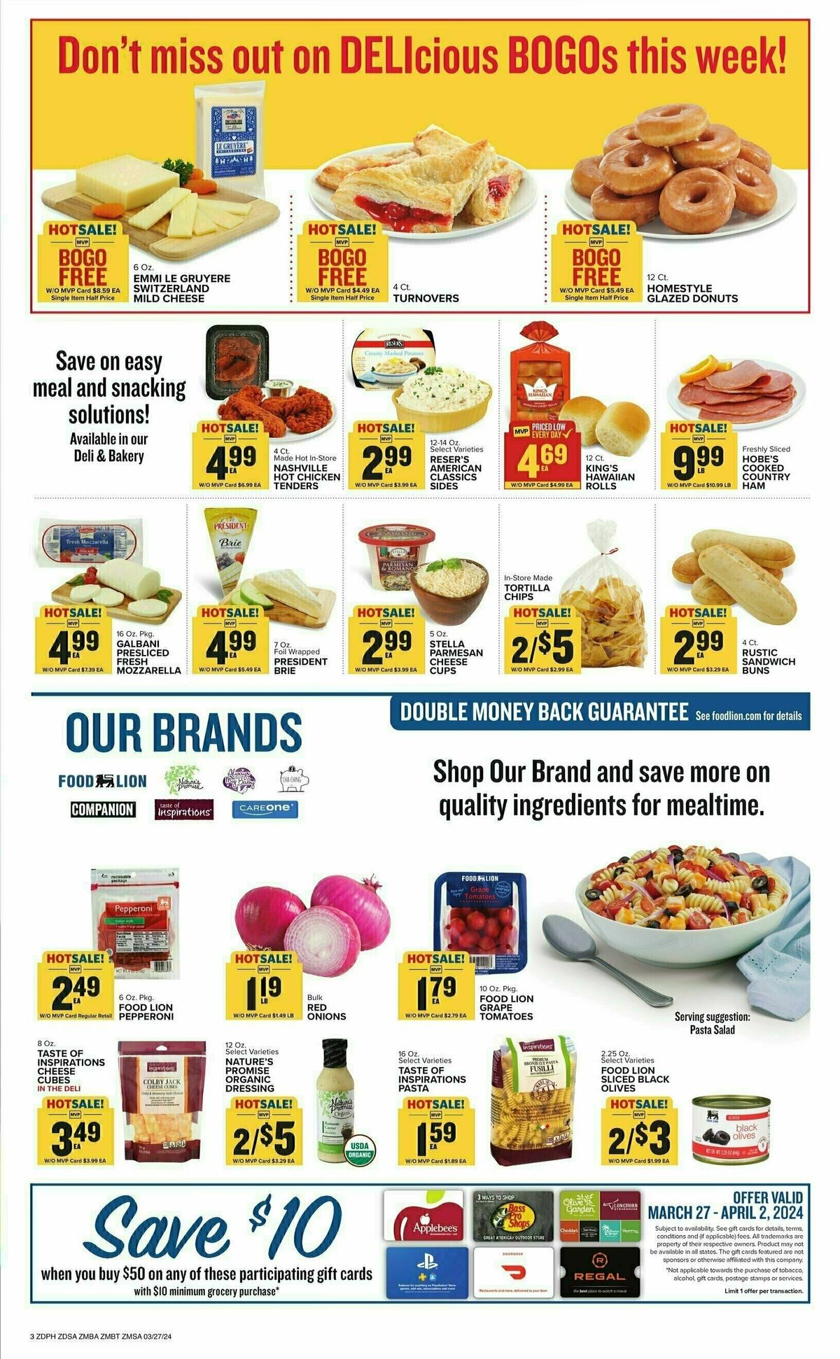 Food Lion Weekly Ad from March 27