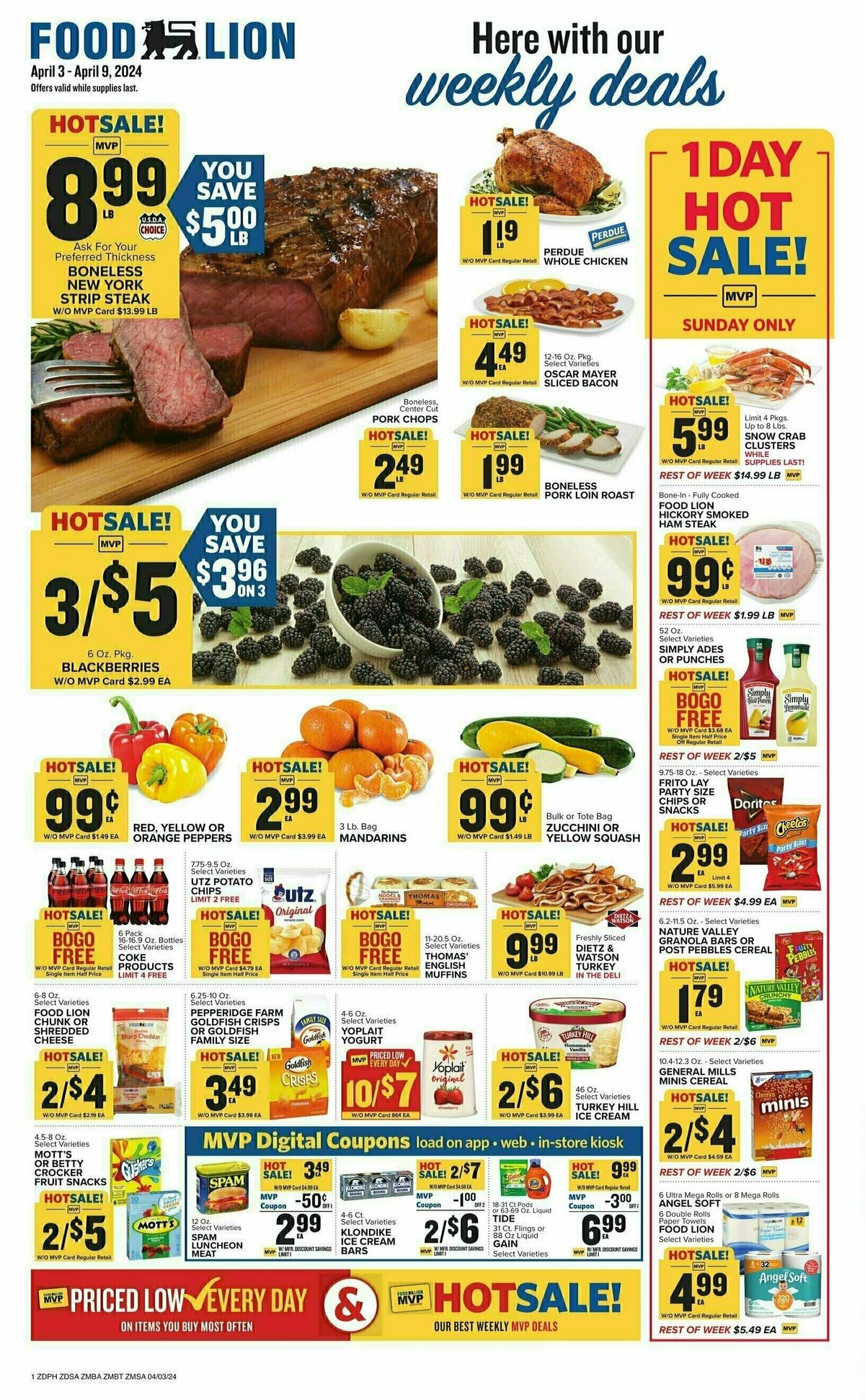 Food Lion Weekly Ad from April 3