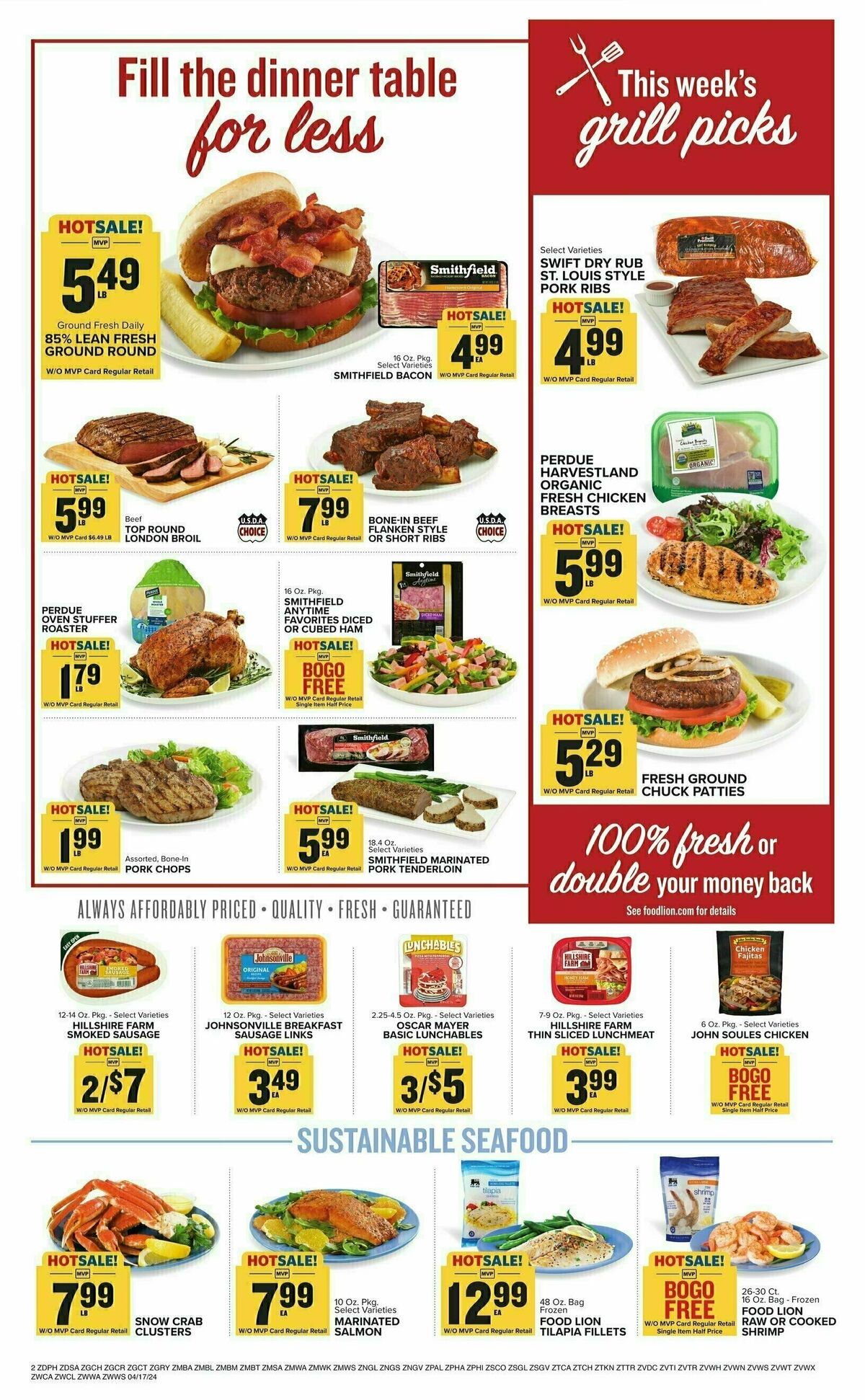 Food Lion Weekly Ad from April 17