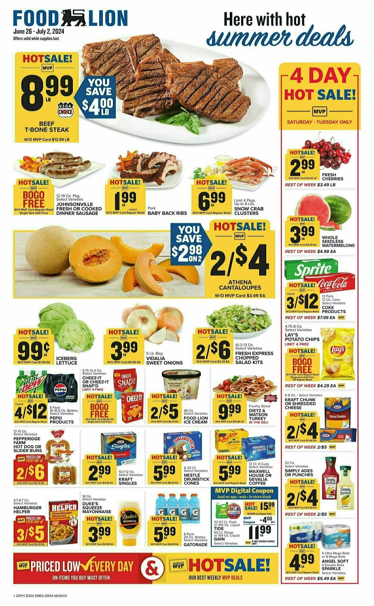 Food Lion Weekly Ad from June 26