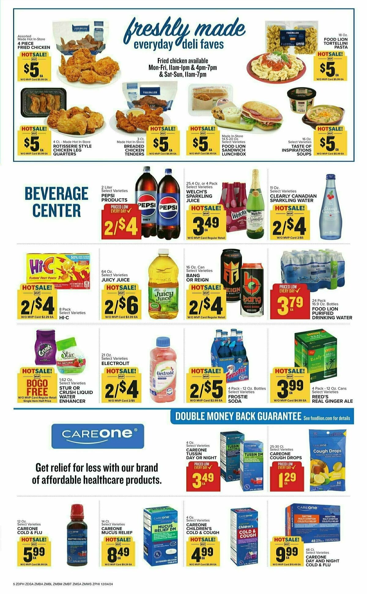 Food Lion Weekly Ad from December 4