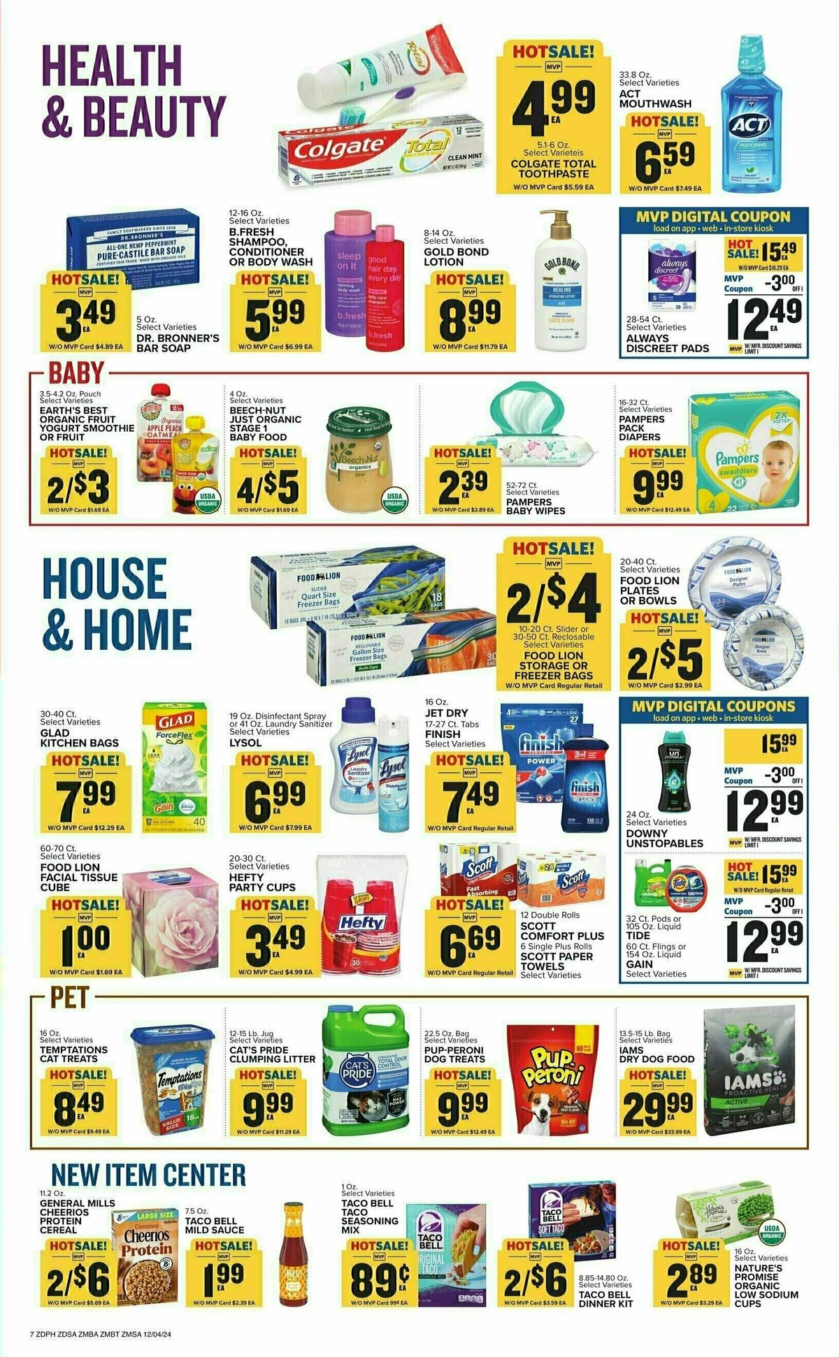 Food Lion Weekly Ad from December 4
