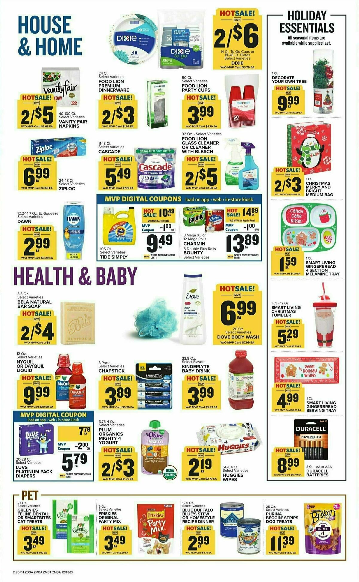Food Lion Weekly Ad from December 18