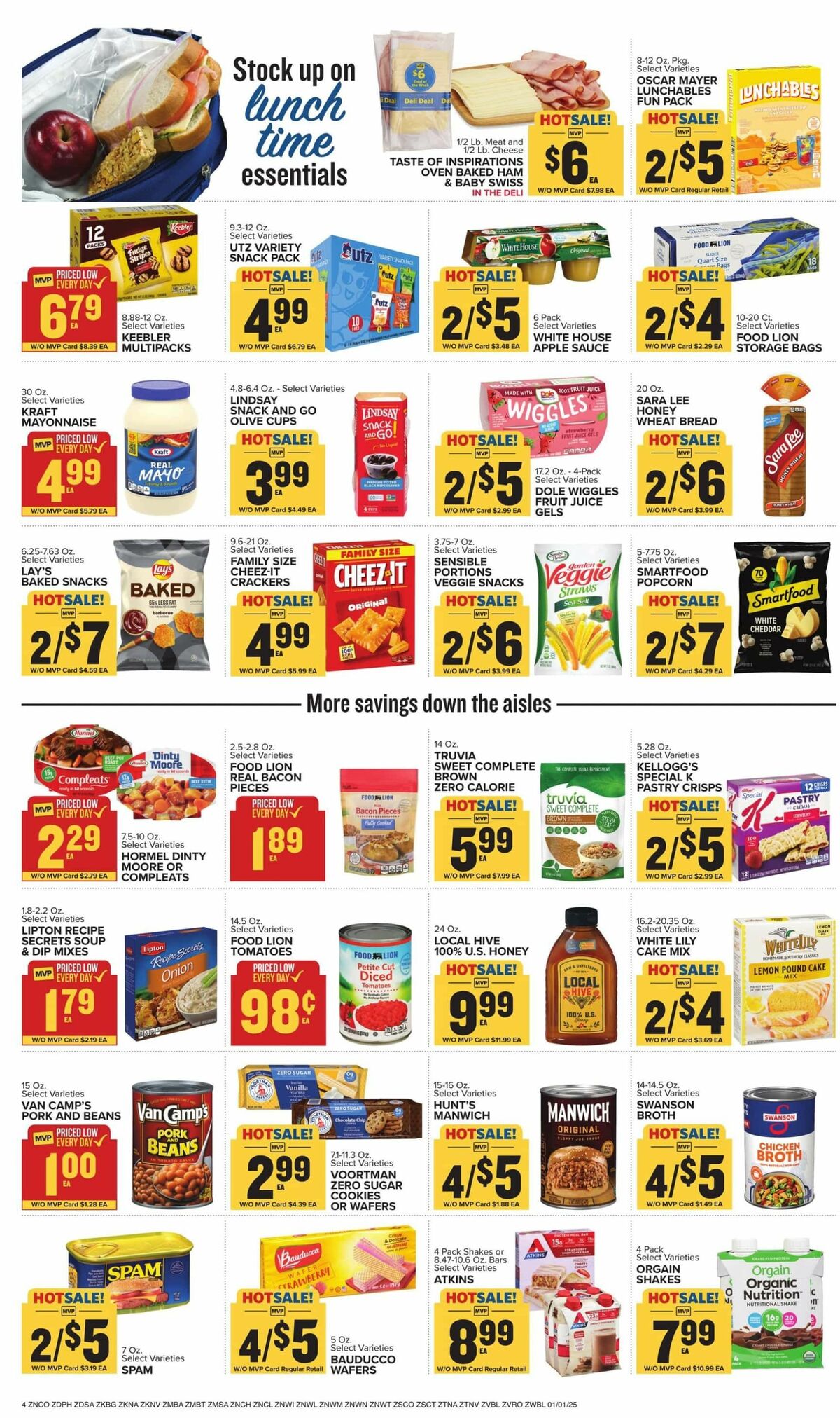Food Lion Weekly Ad from January 1