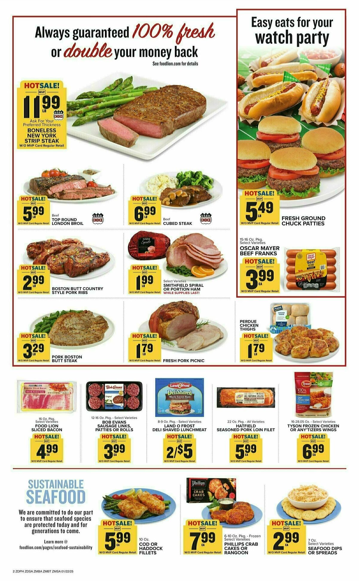 Food Lion Weekly Ad from January 22