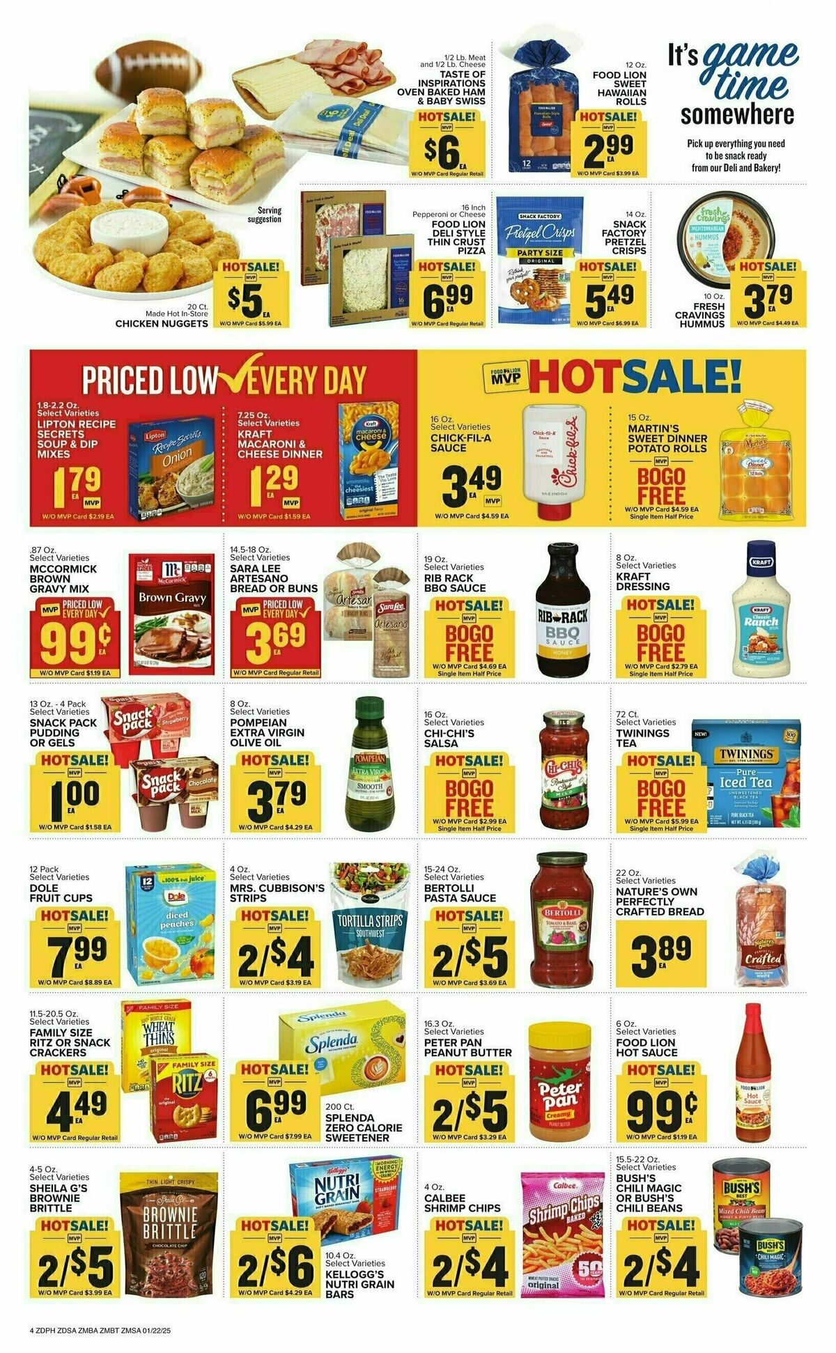 Food Lion Weekly Ad from January 22