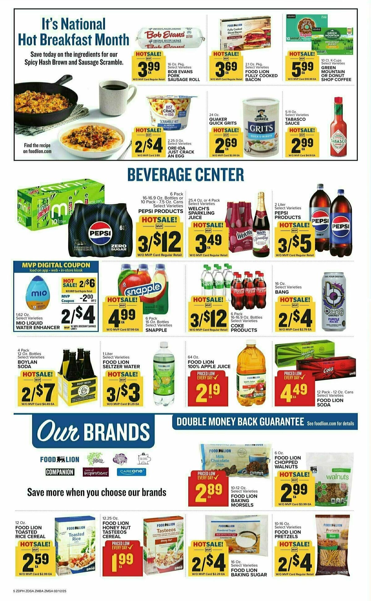 Food Lion Weekly Ad from February 12
