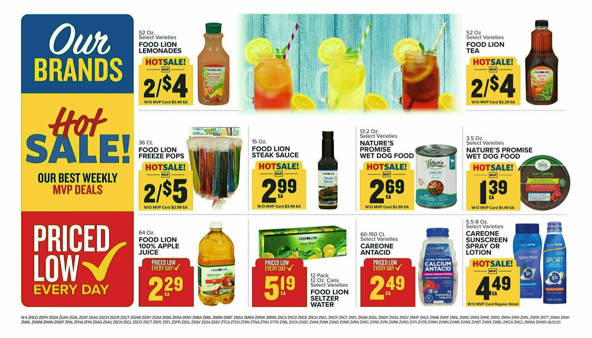 Food Lion Weekly Ad from June 25